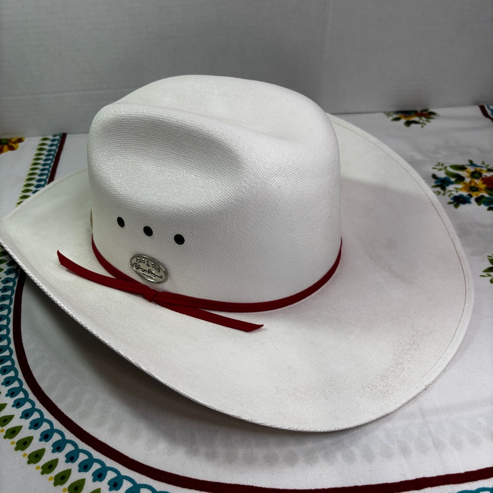 Smithbilt Calgary Stampede 100 Yr Anniversary White Cowboy Hat Western BMO Bank